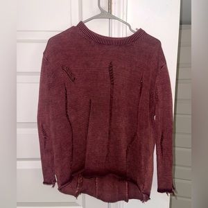 Distressed Sweater